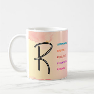 Mug "R" initial (11oz)