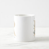 Mug R Monogramme Floral Personnalisé (Centre)