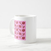 Mug RAB Rockabilly Cherry Kisses on Pink (Devant gauche)