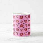 Mug RAB Rockabilly Cherry Kisses on Pink (Centre)