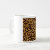 Mug RAB Rockabilly Imprimé Léopard Marron Or (Devant gauche)
