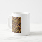 Mug RAB Rockabilly Imprimé Léopard Marron Or (Devant gauche)