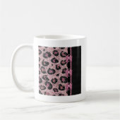 Mug RAB Rockabilly Pink Leopard Ribbon Bows (Gauche)