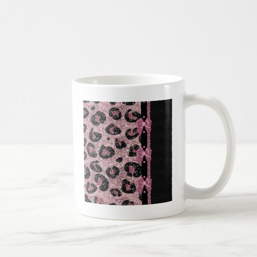 Mug RAB Rockabilly Pink Leopard Ribbon Bows (Droite)