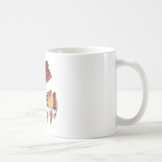 Mug RAB Rockabilly Roses, Amour & Rouge à Lèvres (Droite)