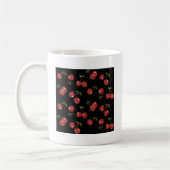 Mug RAB Rockabilly très cerise cerises sur noir (Gauche)