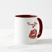 Mug RAB Rockabilly très Cherry Kiss (Devant droit)