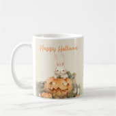 Mug Rabbit adorable en Citrouille Patch Halloween (Gauche)