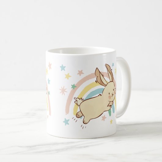 Mug Rabbit arc-en-ciel (Devant droit)