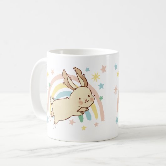 Mug Rabbit arc-en-ciel (Devant gauche)