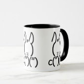 Mug Rabbit ASCII (Devant droit)
