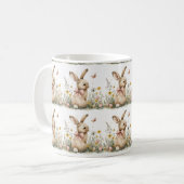 Mug Rabbit radiant de Pâques : Plaisirs de printemps (Devant gauche)