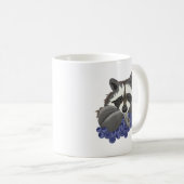 Mug Raccoon aux bleuets (Devant droit)