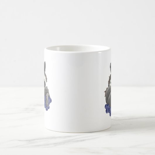 Mug Raccoon aux bleuets (Centre)