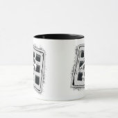 Mug Raccoon coincé dans Grate Illustration (Centre)