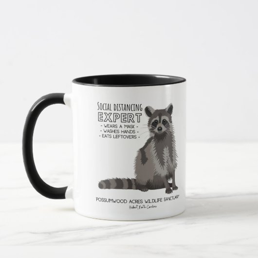Mug Raccoon de la détresse sociale (Gauche)