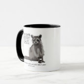 Mug Raccoon de la détresse sociale (Devant gauche)