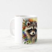 Mug Raccoon Dog 020924AREF109 - Watercolor (Devant gauche)