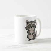 Mug Raccoon Dream - Pizza ! (Devant droit)
