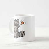 Mug Raccoon Dream - Pizza ! (Devant gauche)