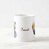 Mug Raccoon drôle avec ours Personnalisé avec le nom (Centre)
