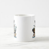 Mug Raccoon mange Pizza (Centre)