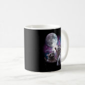 Mug Raccoons hurlant Sur La Lune - Raccoon (Devant droit)