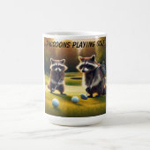 Mug Raccoons Jouer Au Golf (Centre)