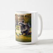 Mug Raccoons Jouer Au Golf (Devant droit)