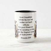 Mug Raccoons mignons Ami Proverbes Amitié Citation (Centre)