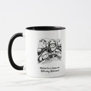 Mug Race car driving retiree