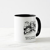 Mug Race car driving retiree (Devant droit)
