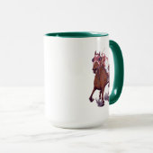 Mug Race Horse est le Thoroughbred gagnant (Devant droit)