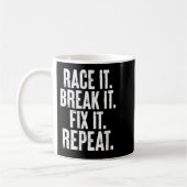 Mug Race It Break It Fix It Répéter Funny Car Racing M (Gauche)