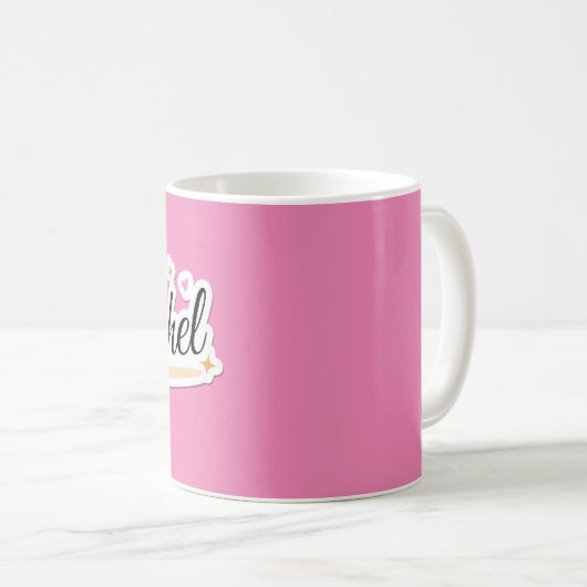 Mug Rachel nom joli design (Devant droit)