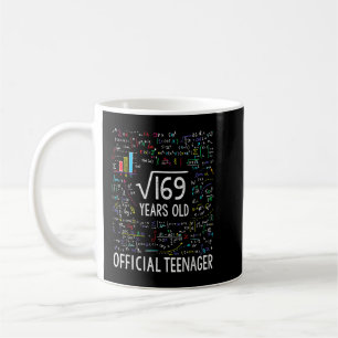 Mug Racine carré De 169 13 Ans Adolescent Officiel
