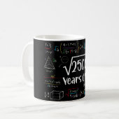 Mug Racine carré de 2500 50e anniversaire 50 ans Cadea (Devant gauche)