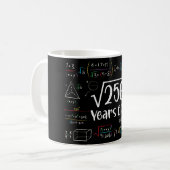 Mug Racine carré de 256 16e anniversaire Cadeaux de 16 (Devant gauche)