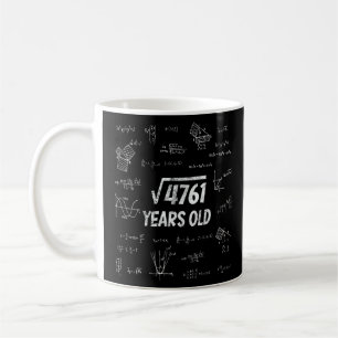 Mug Racine carré de 4761 69e Anniversaire Math Nerd