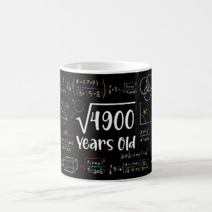 Mug Racine carré de 4900 70e anniversaire 70 ans Cadea