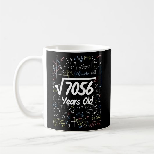 Mug Racine carré de 7056 84 Anniversaire 1 (Gauche)