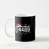Mug Racine carrée 4489 Drôle 67 Mème Prof de maths 6 7 (Gauche)