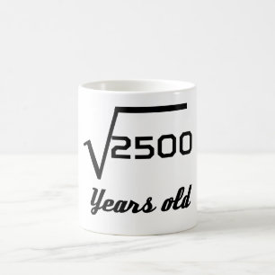 Mug Racine carrée de 2500 50 années