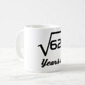 Mug Racine carrée de 625 25 années (Devant gauche)