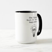 Mug Racine Carrée De Tout Mon Bonheur Amateur De Maths (Devant droit)