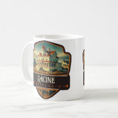 Mug Racine, Wisconsin | VINTAGE (Devant gauche)