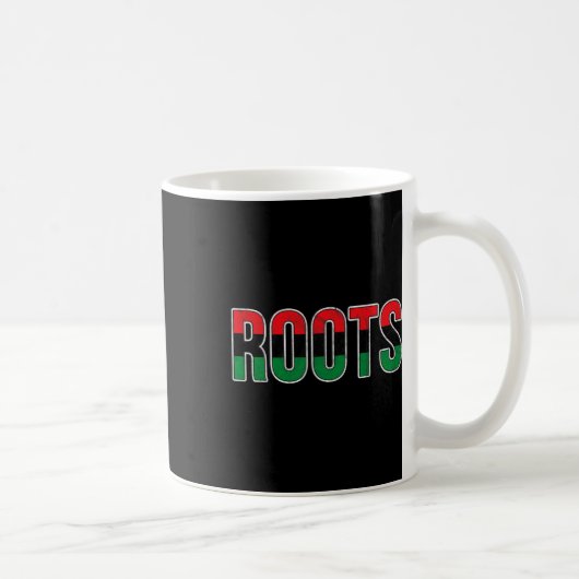 Mug Racines afro-américaines - Drapeau de l'Unia panaf (Droite)