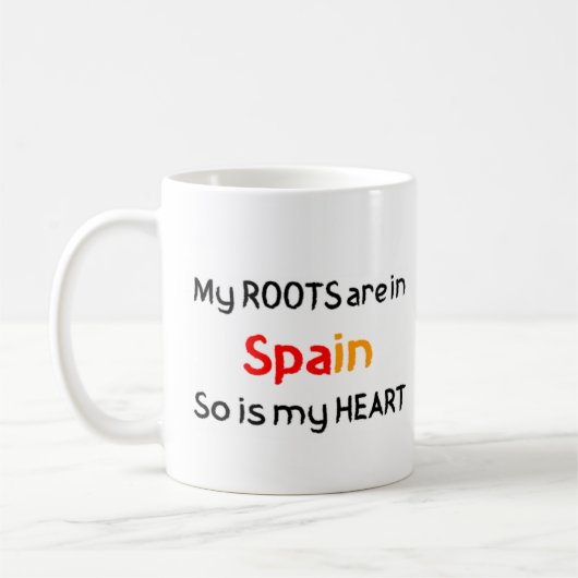 Mug racines de l'espagne (Gauche)
