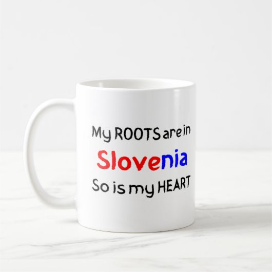 Mug racines de slovénie (Gauche)
