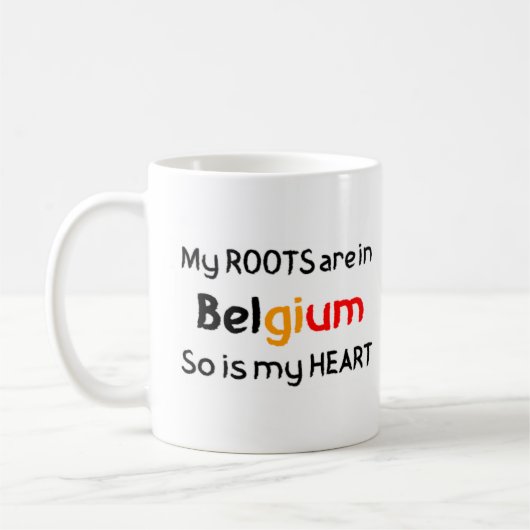 Mug racines du belgique (Gauche)